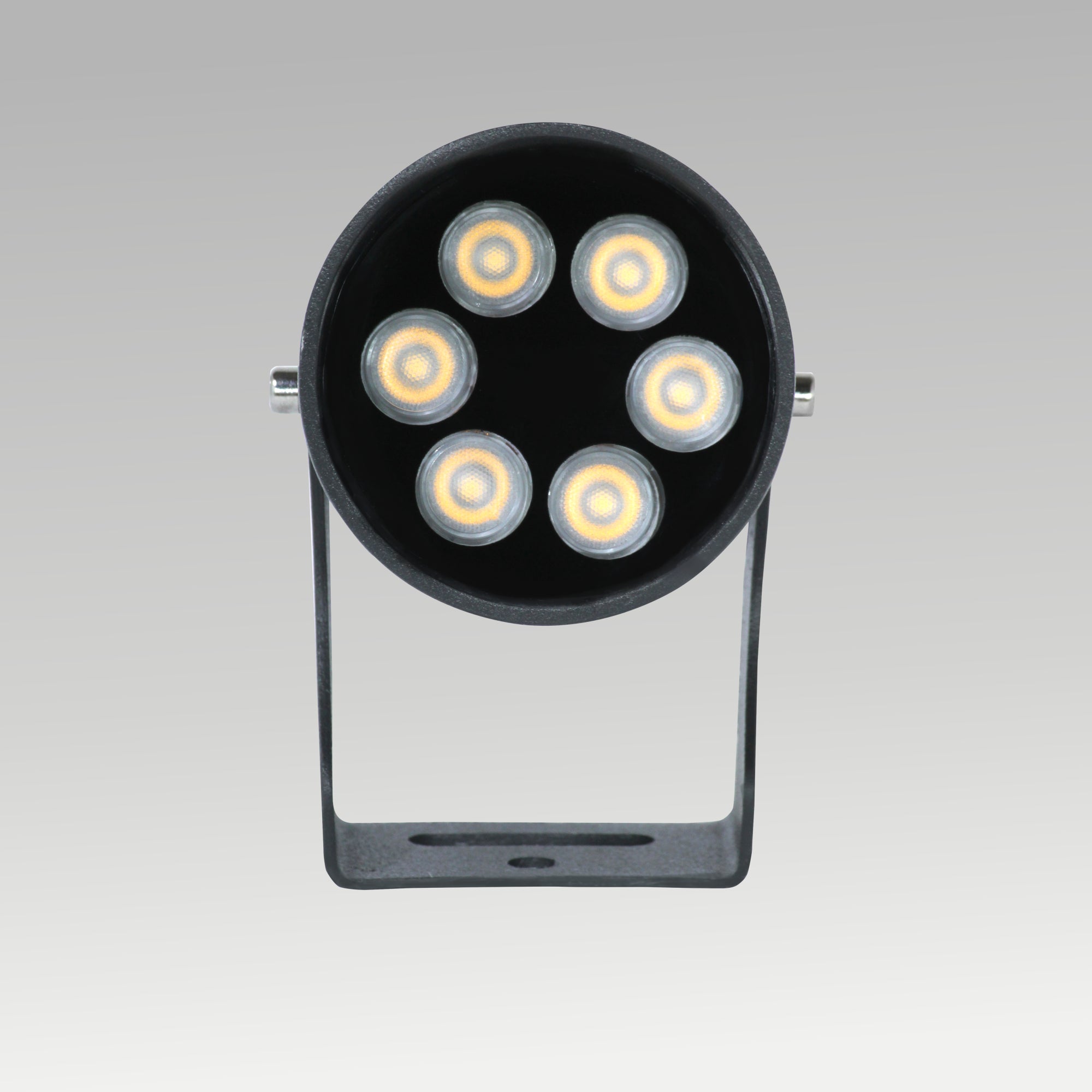 Garden Round 6 Dot Spot Spike Light