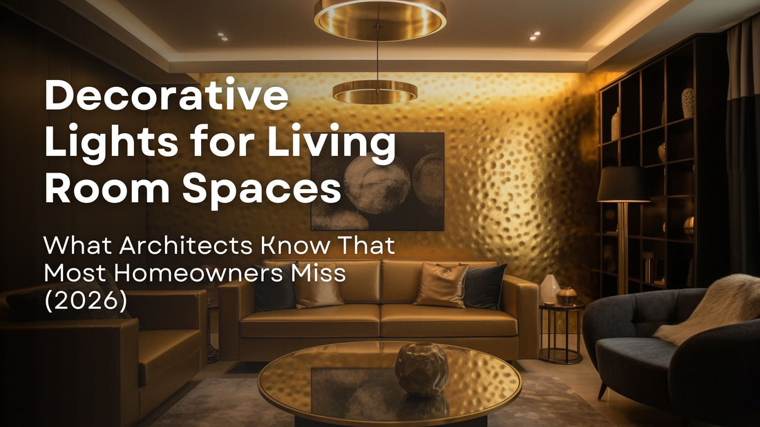 Decorative Lights for Living Room Spaces: What Architects Know That Most Homeowners Miss (2026)