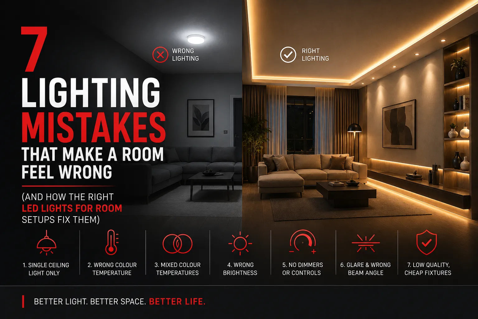 LED lights for rooms in bangalore