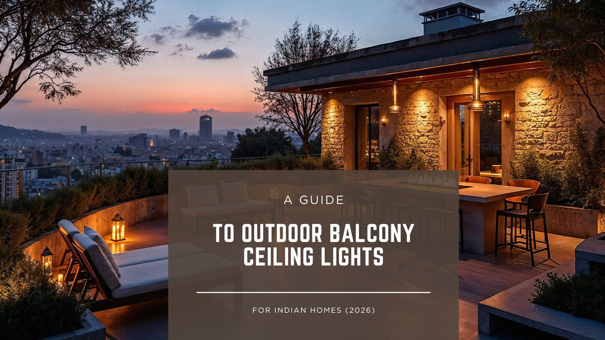 Your Balcony After Dark: A Guide to Outdoor Balcony Ceiling Lights for Indian Homes (2026)