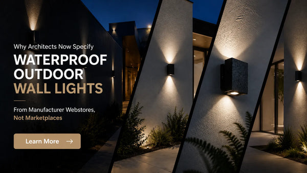 waterproof outdoor wall lights