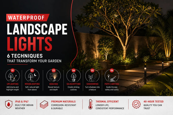 Waterproof Landscape Lights: 6 Techniques That Separate a Designed Garden From a Lit One