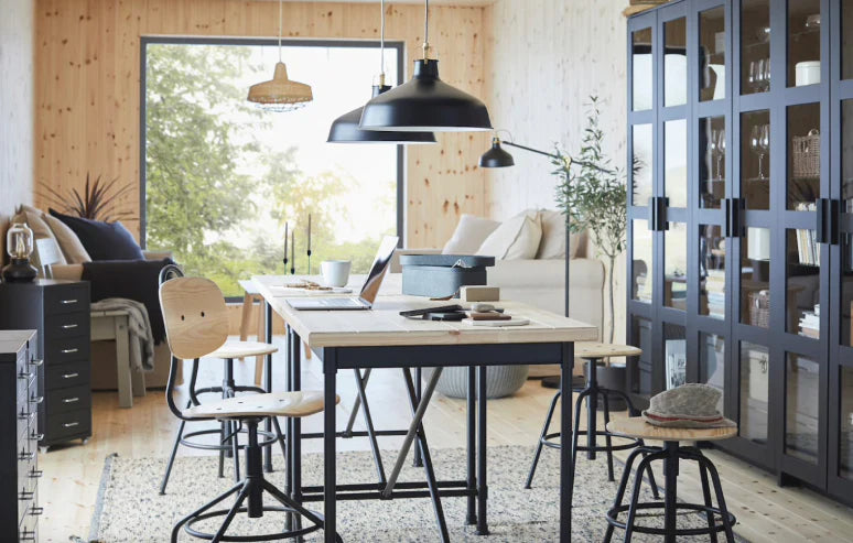 Spruce up your home workspace just like your ambient office with better lighting!!