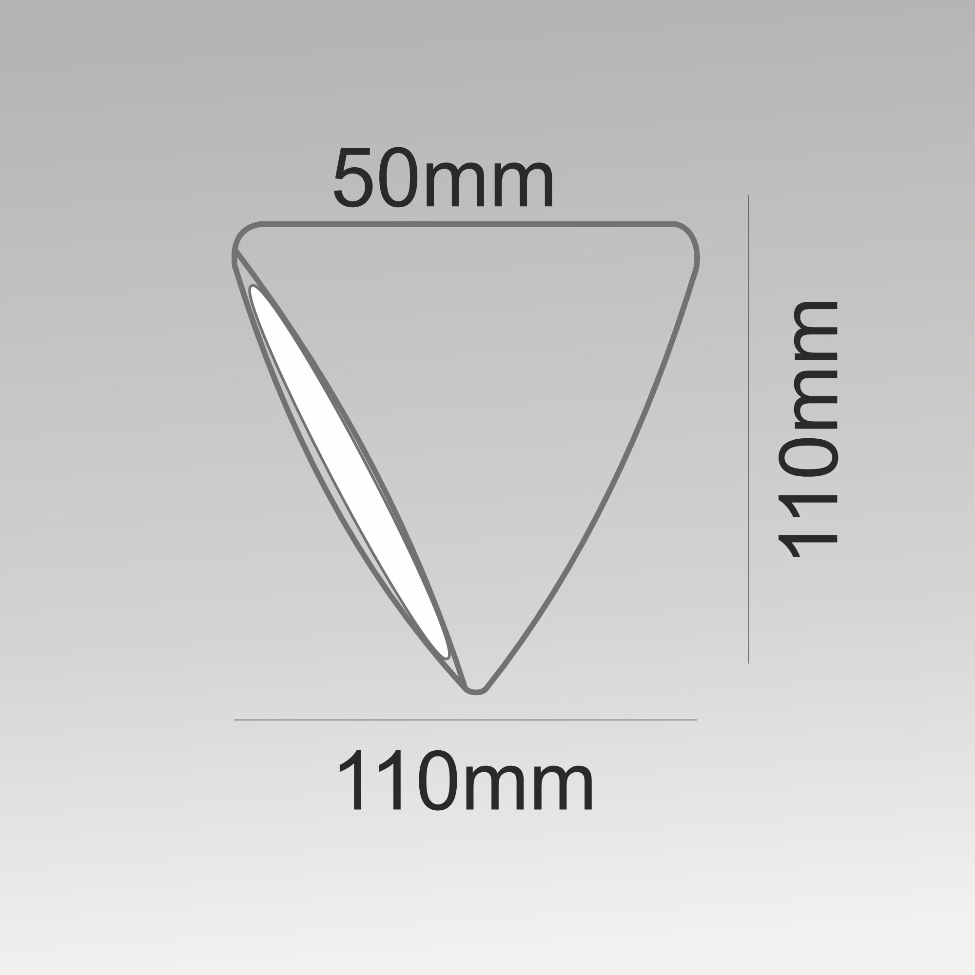 3x2W Triangular Wall Light