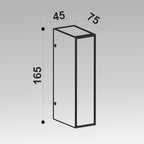 8W 3 Side Wall Light