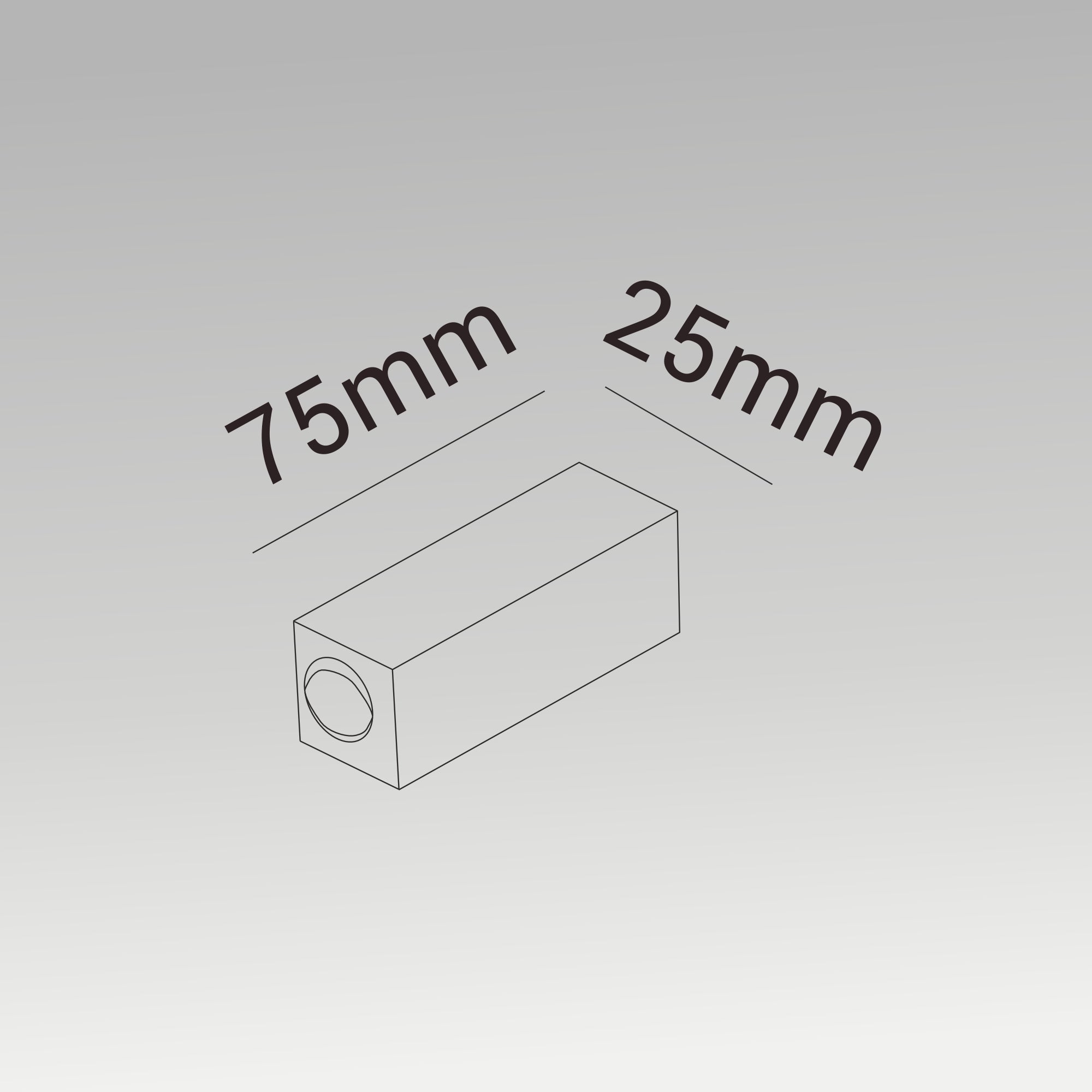 3W 1 Way Laser Wall Light