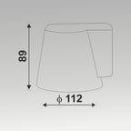 LED & GU 10 Wall Light