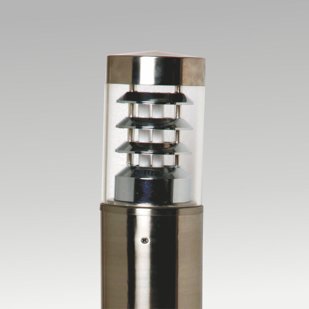 B-22 Brushsteel Flat Bollard
