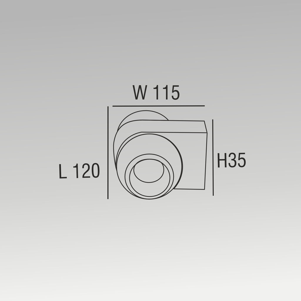 2x3W Rotatable Wall Light
