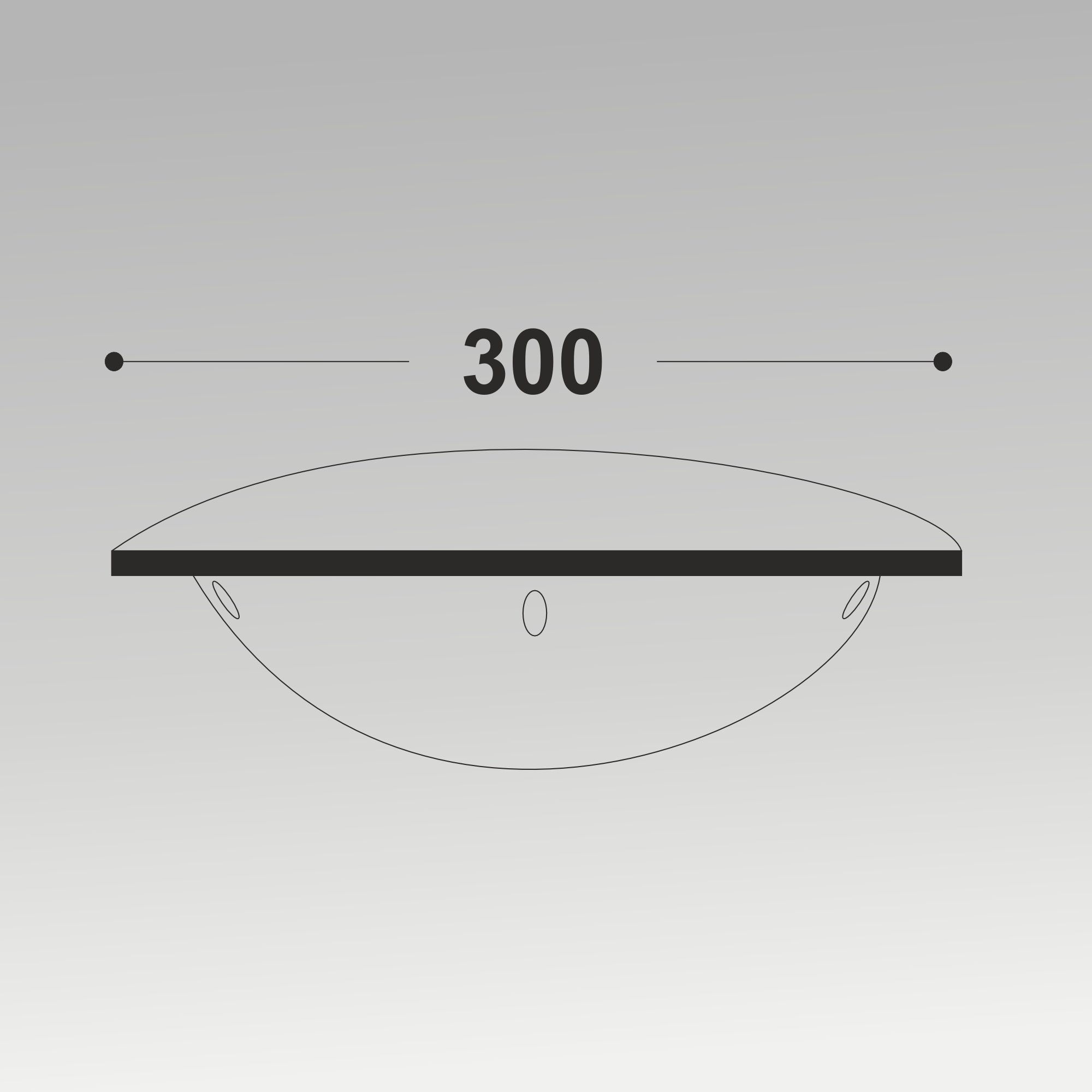 4X1W Surface Wall Light