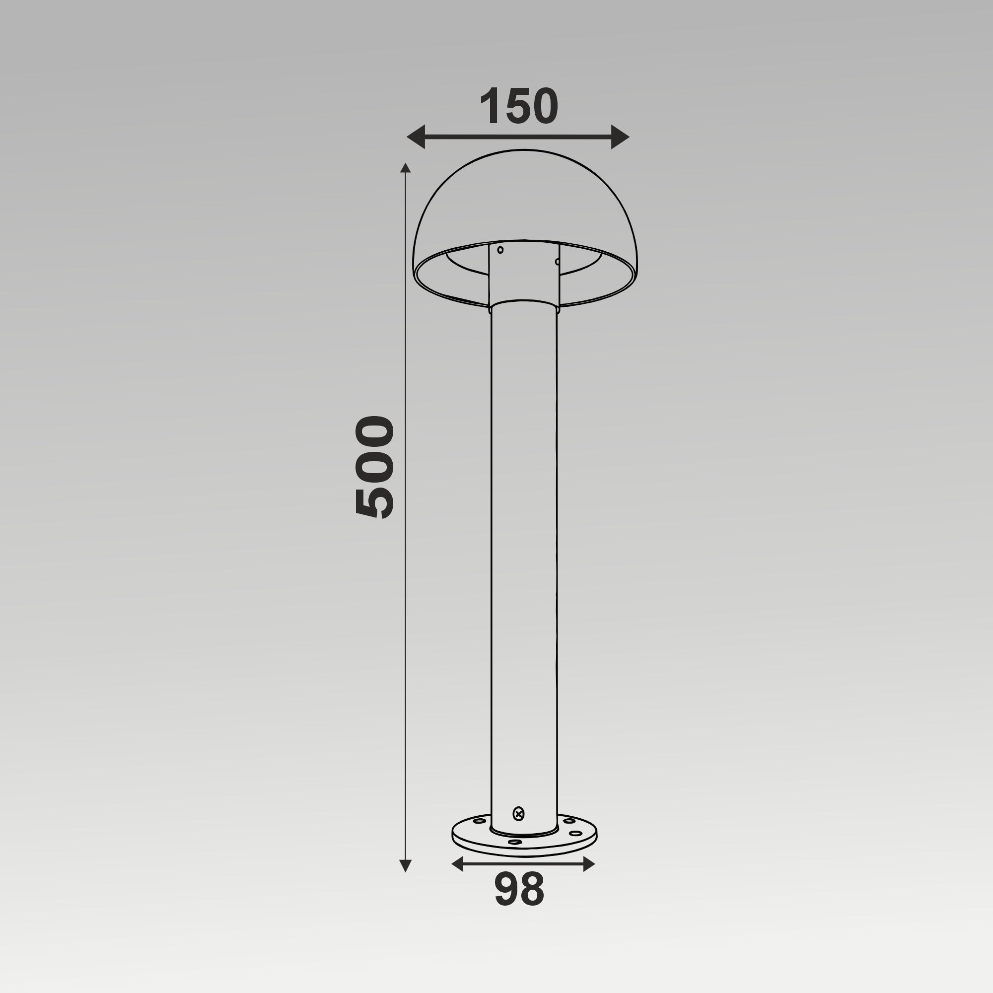 10W Acrux Bollard Light