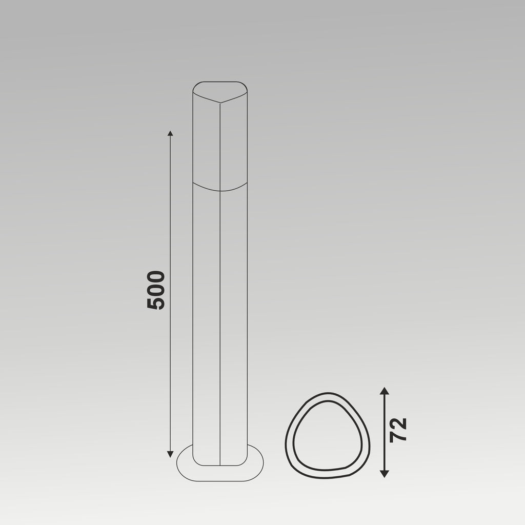 B-22 Slim Peta Bollard