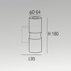 GU 10 Round Up & Down Wall Light