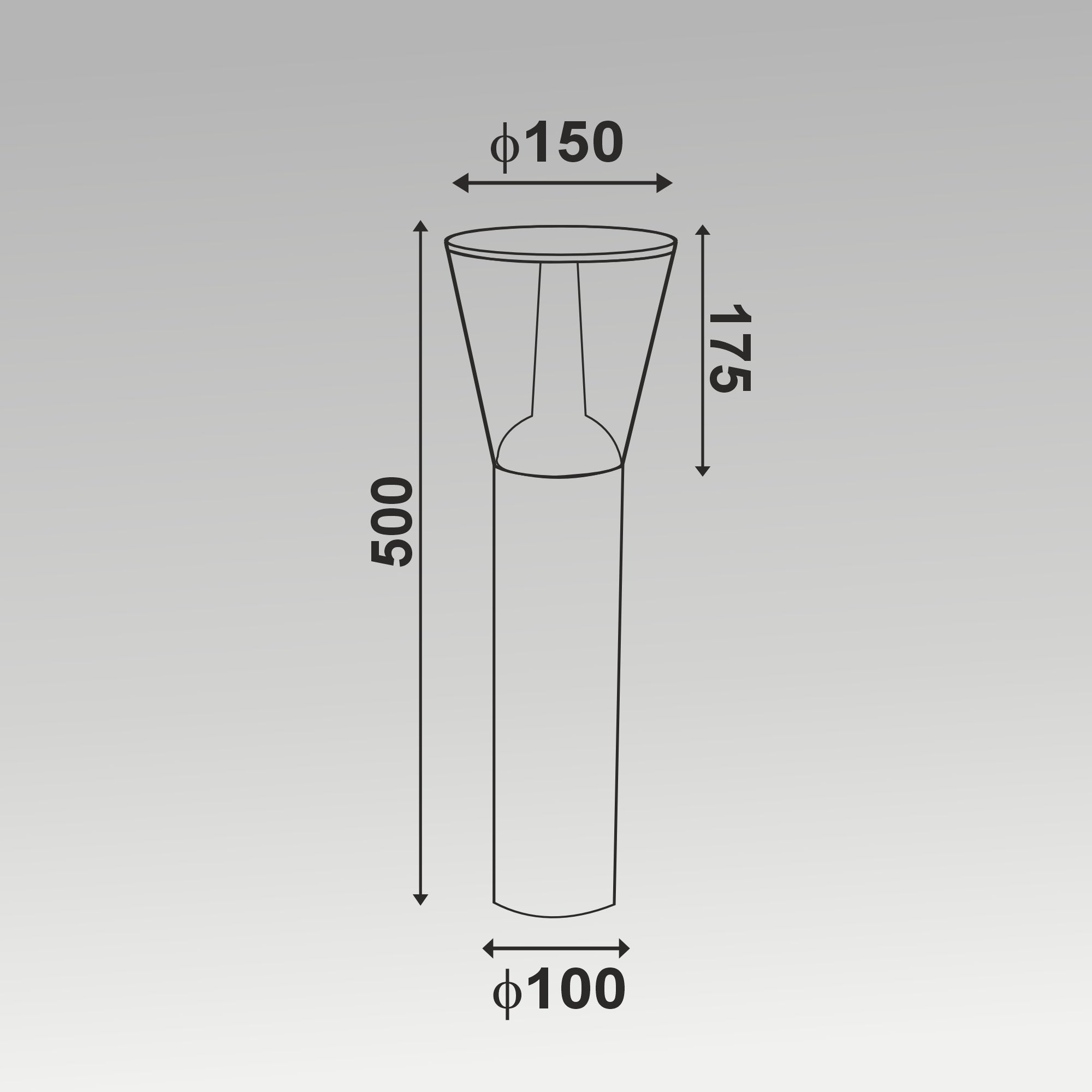 10W Meva Bollard