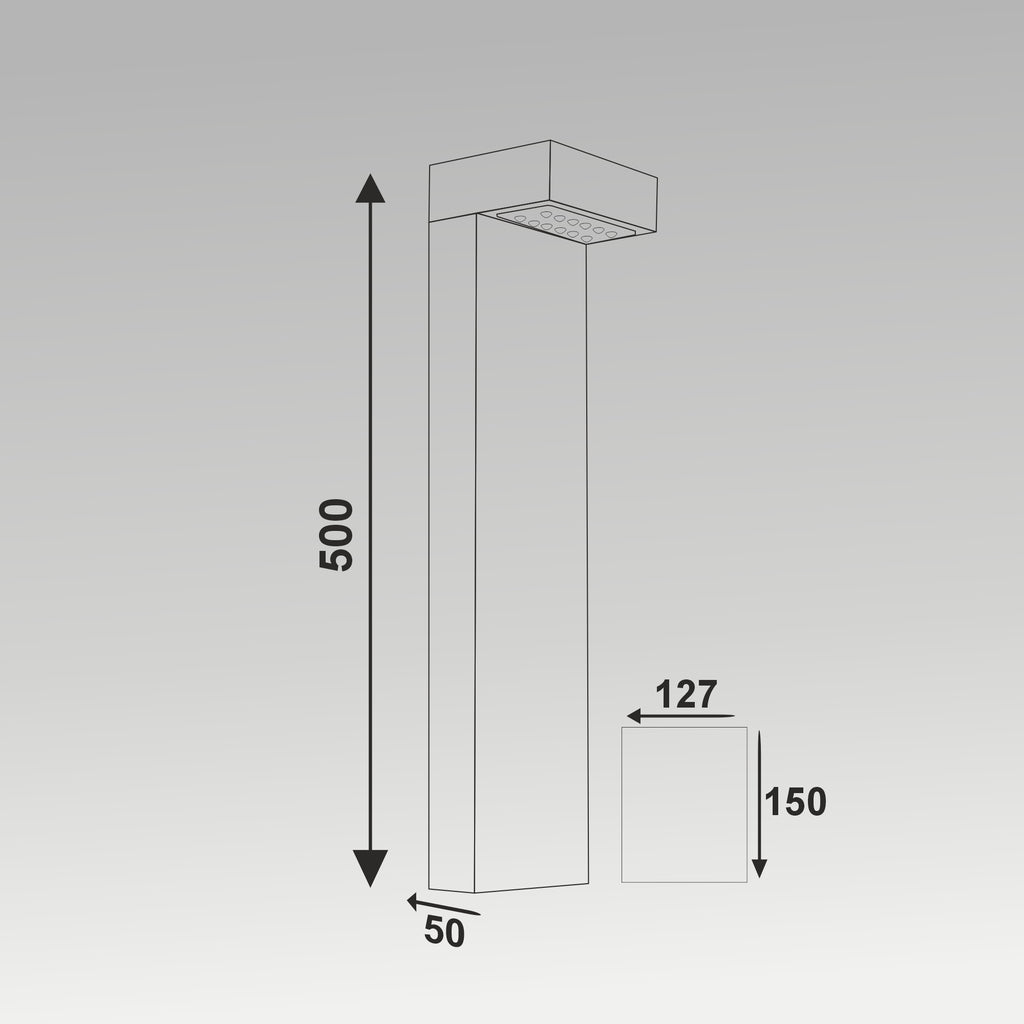 10W Ideal Bollard