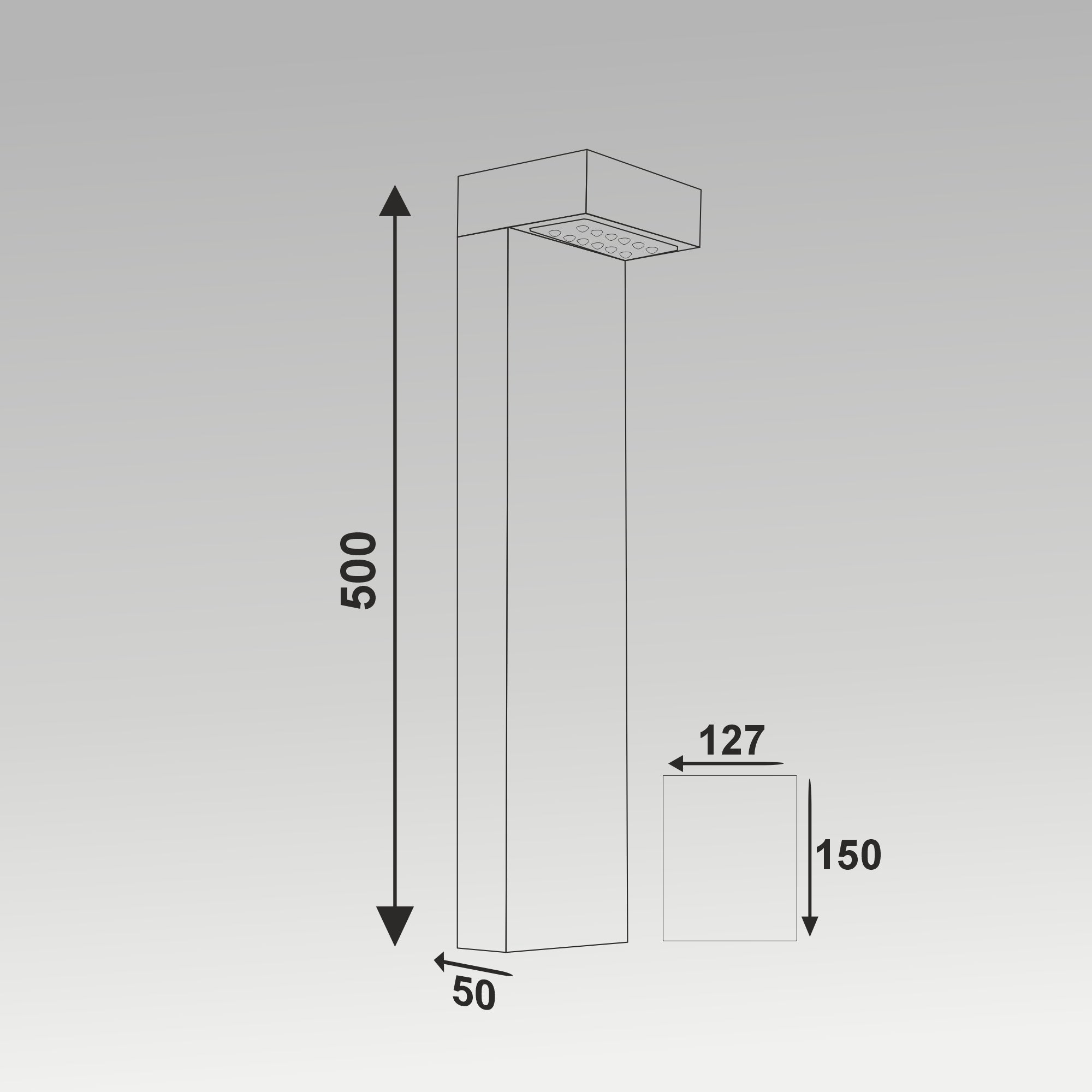 10W Ideal Bollard