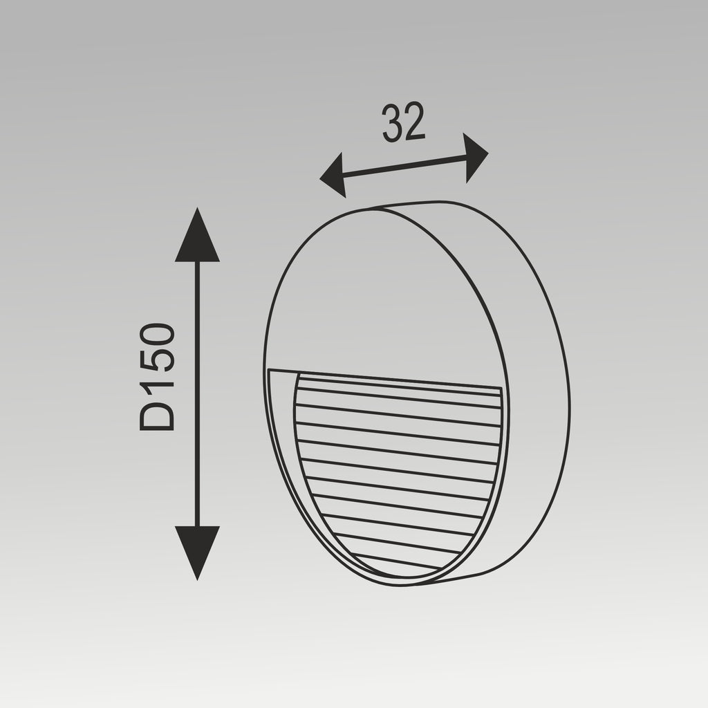 Round Surface Foot Light