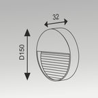Round Surface Foot Light