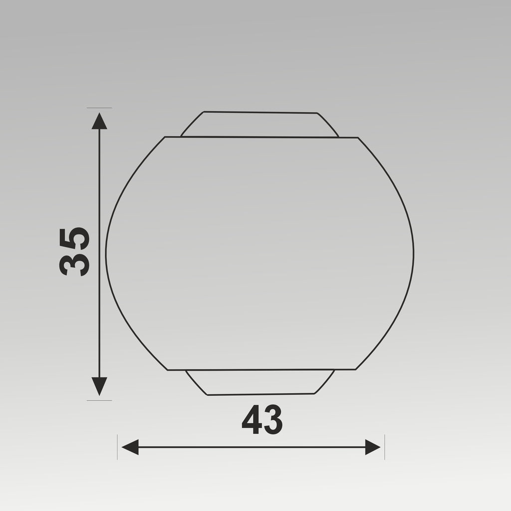 2x1W Laser 4 Ways Wall Light