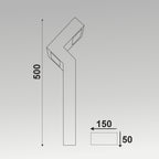 2x10W ZANG Bollard