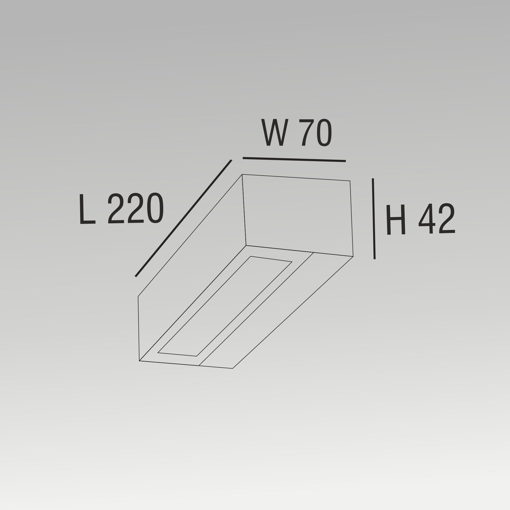 2x6W Up & Downlight Wall Light