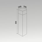 10W Vimio Bollard