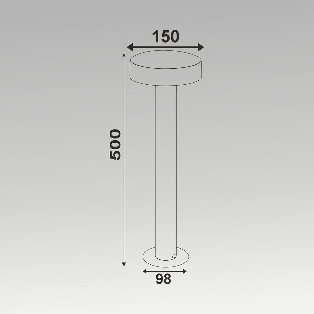 10W Cubin Bollard Light
