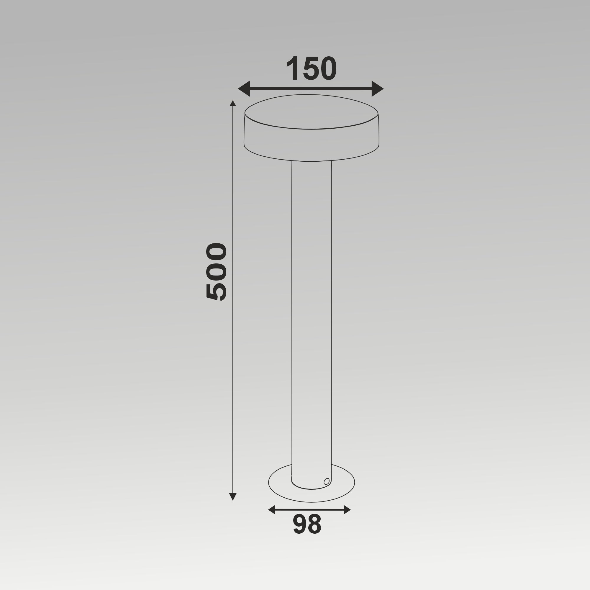 10W Cubin Bollard Light