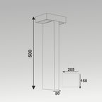 2x10W Ideal Double Bollard