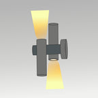 2X3W Double Rotatable Wall Light
