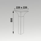 10W & B-22 Duster Bollard