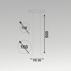 10W Mini & Big Shell Bollard