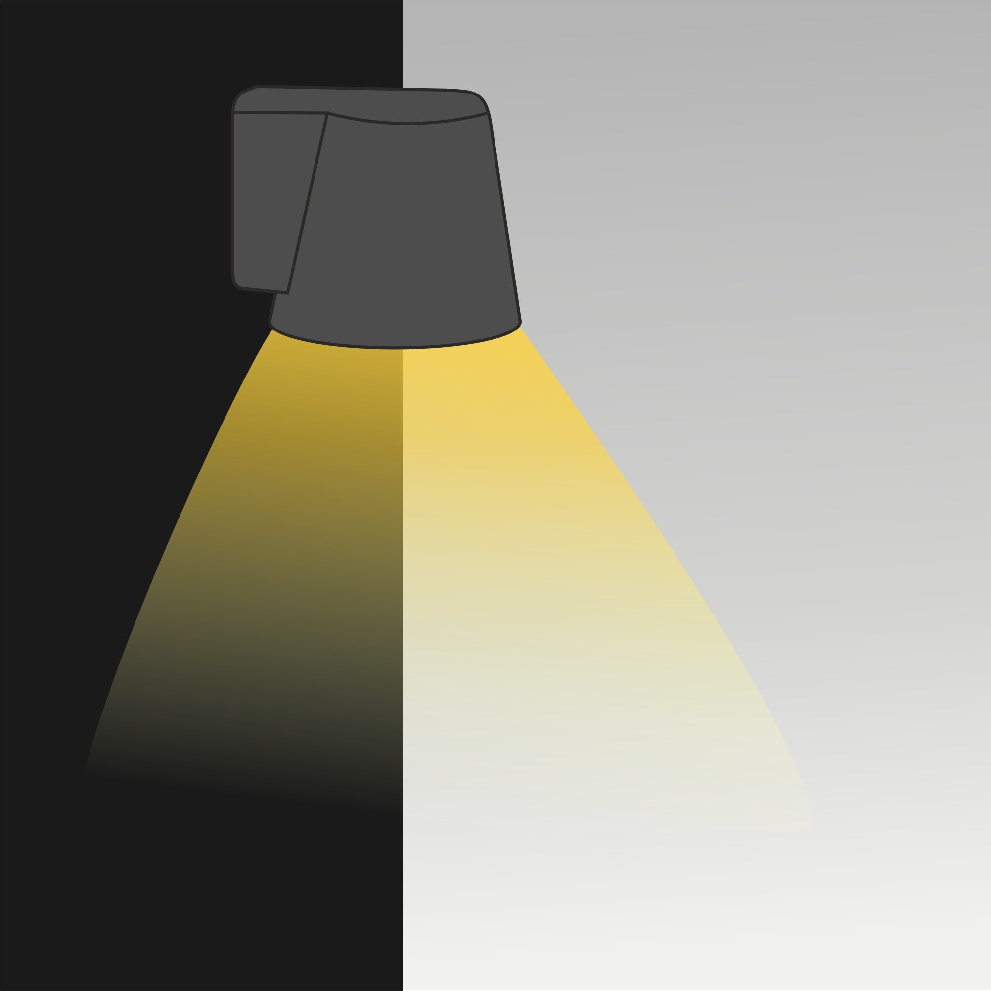 LED & GU 10 Wall Light
