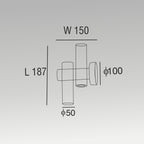 2X3W Double Rotatable Wall Light