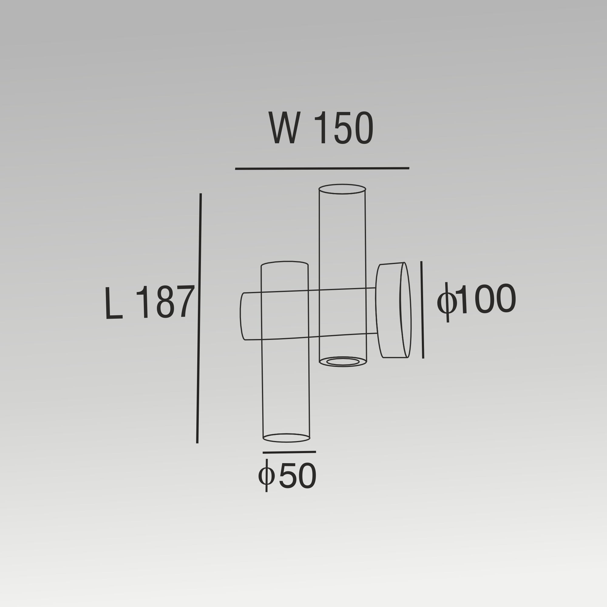 2X3W Double Rotatable Wall Light