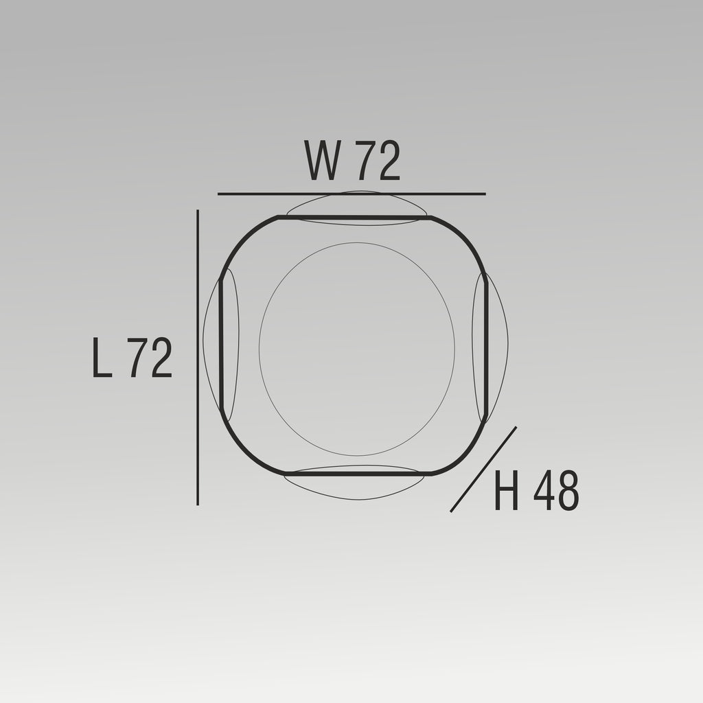 4x1W 4 Ways Wall Light