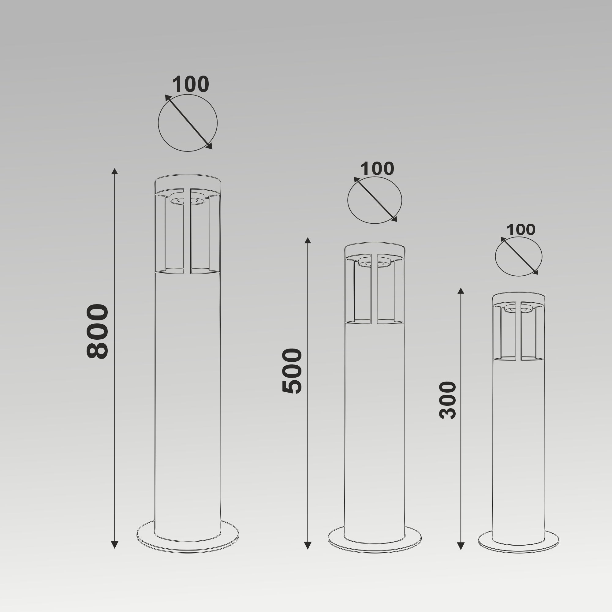 10W Topaz Bollard