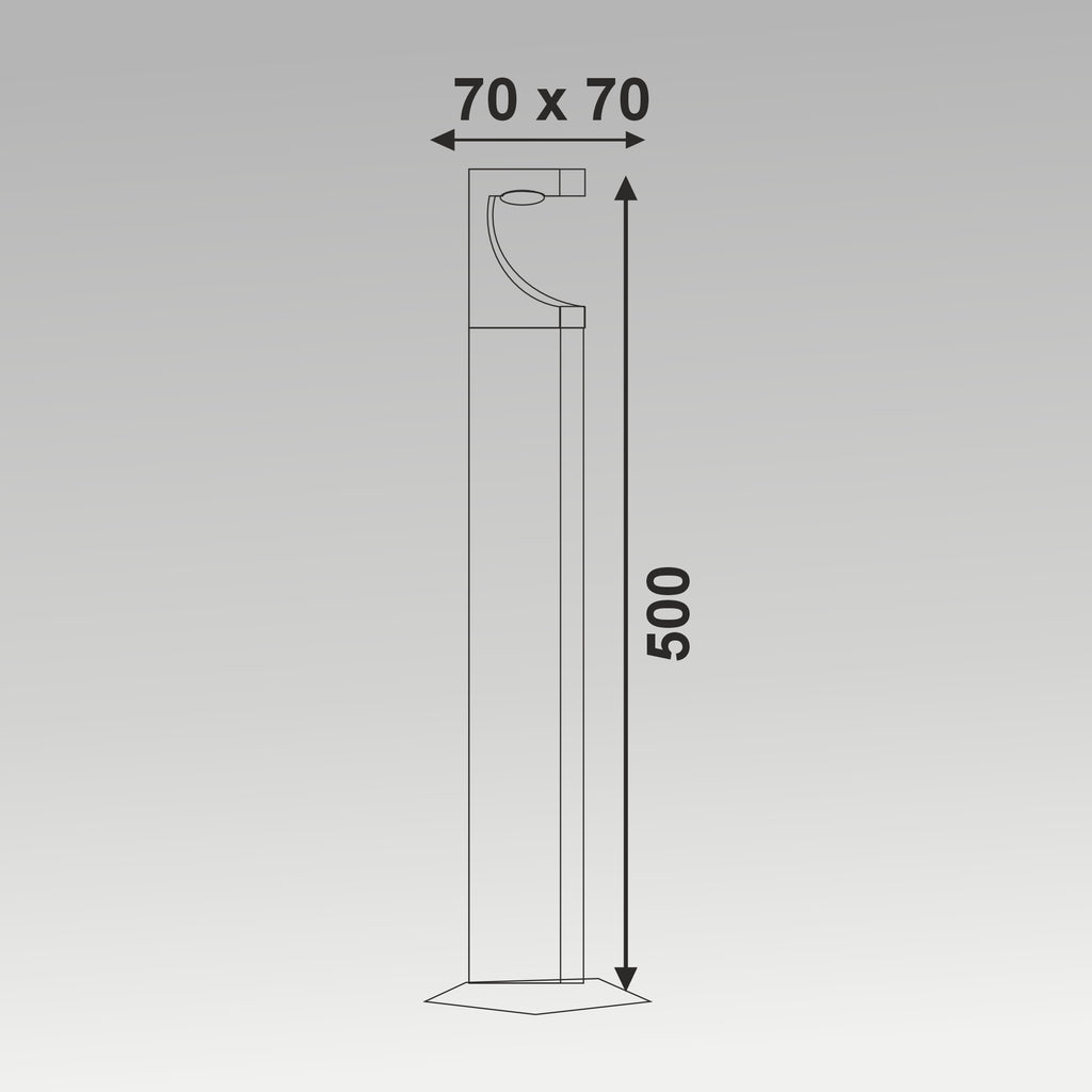 10W Kobra Bollard