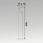 10W Kobra Bollard