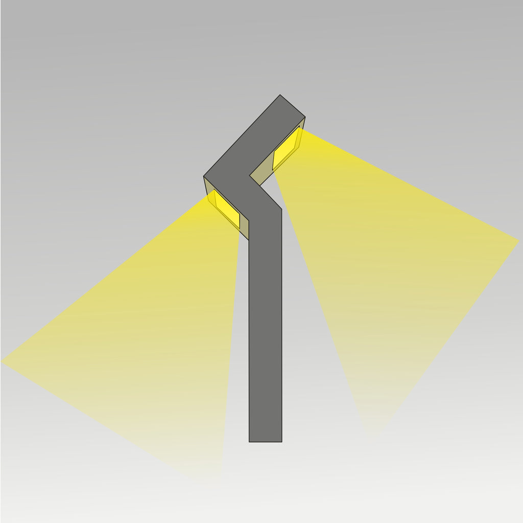 2x10W ZANG Bollard