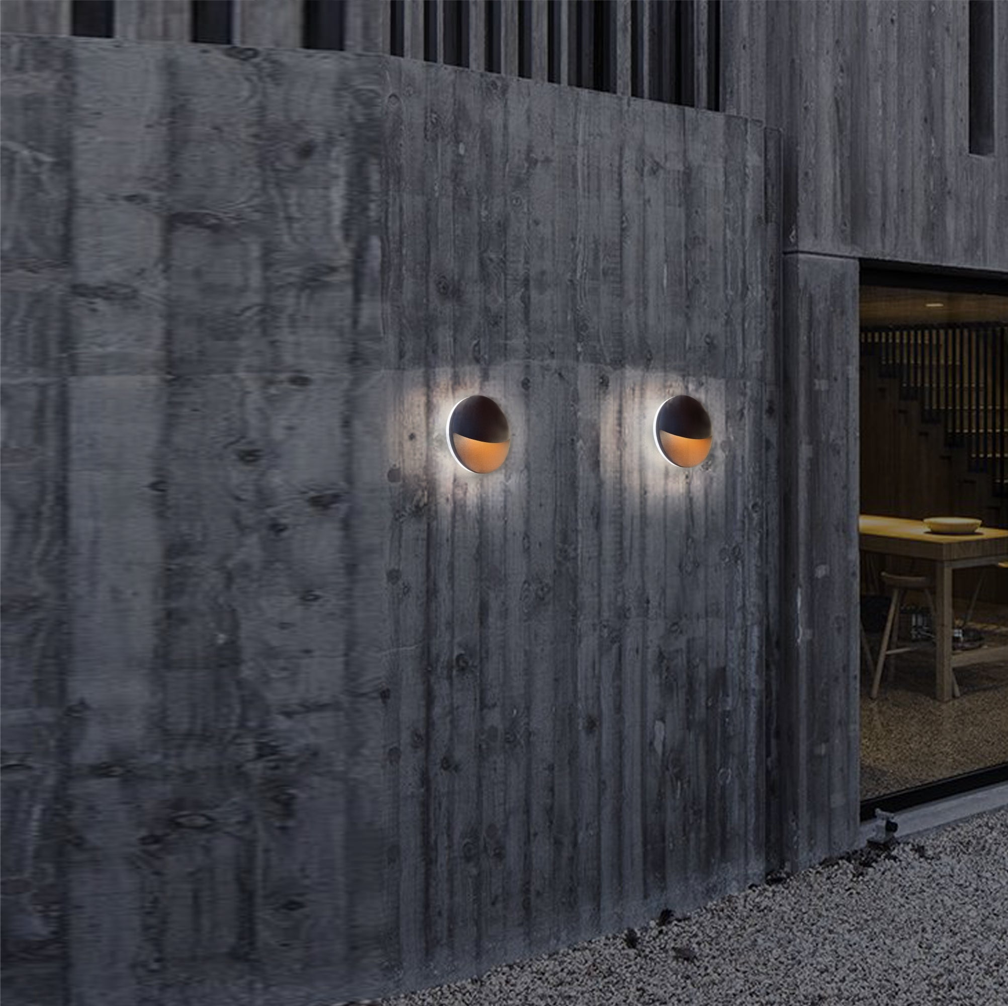 10W Round Down Wall Light