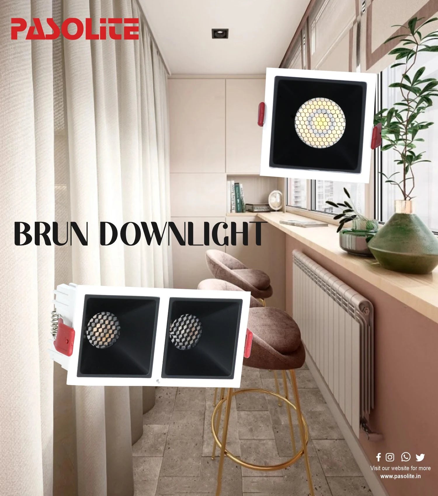Brun Downlight