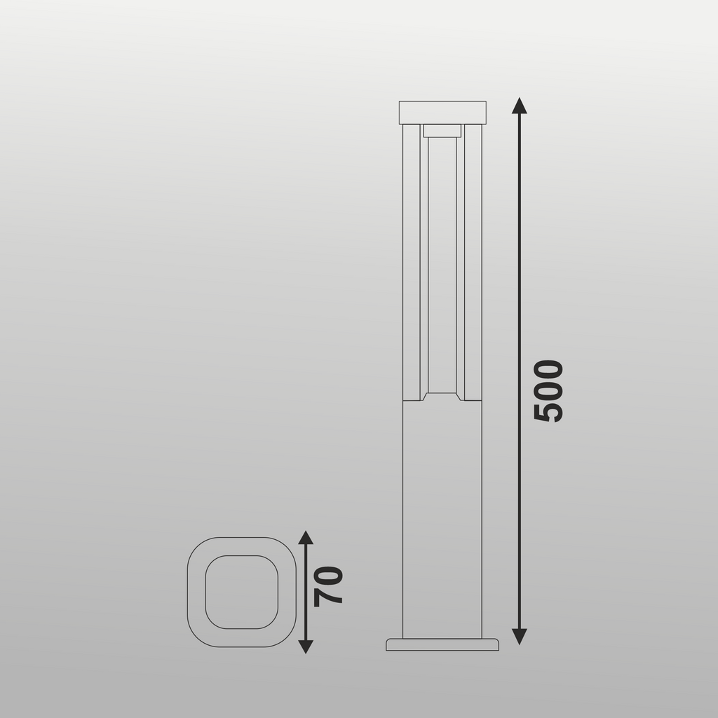 6W CORAL BOLLARD