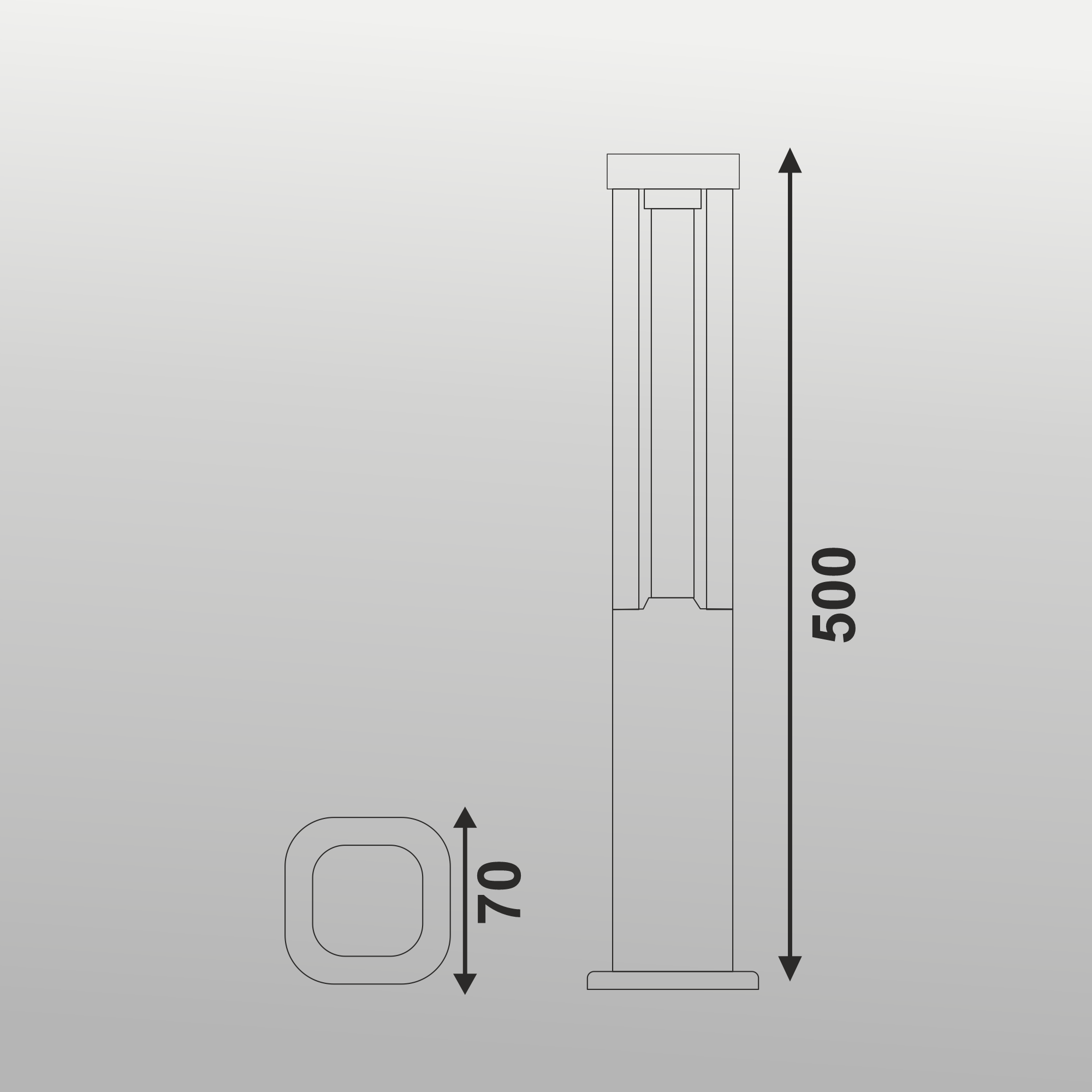 6W CORAL BOLLARD