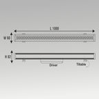 SMART ARCHITECTURAL LED WALL WASHER - REMOTE CONTROLLED