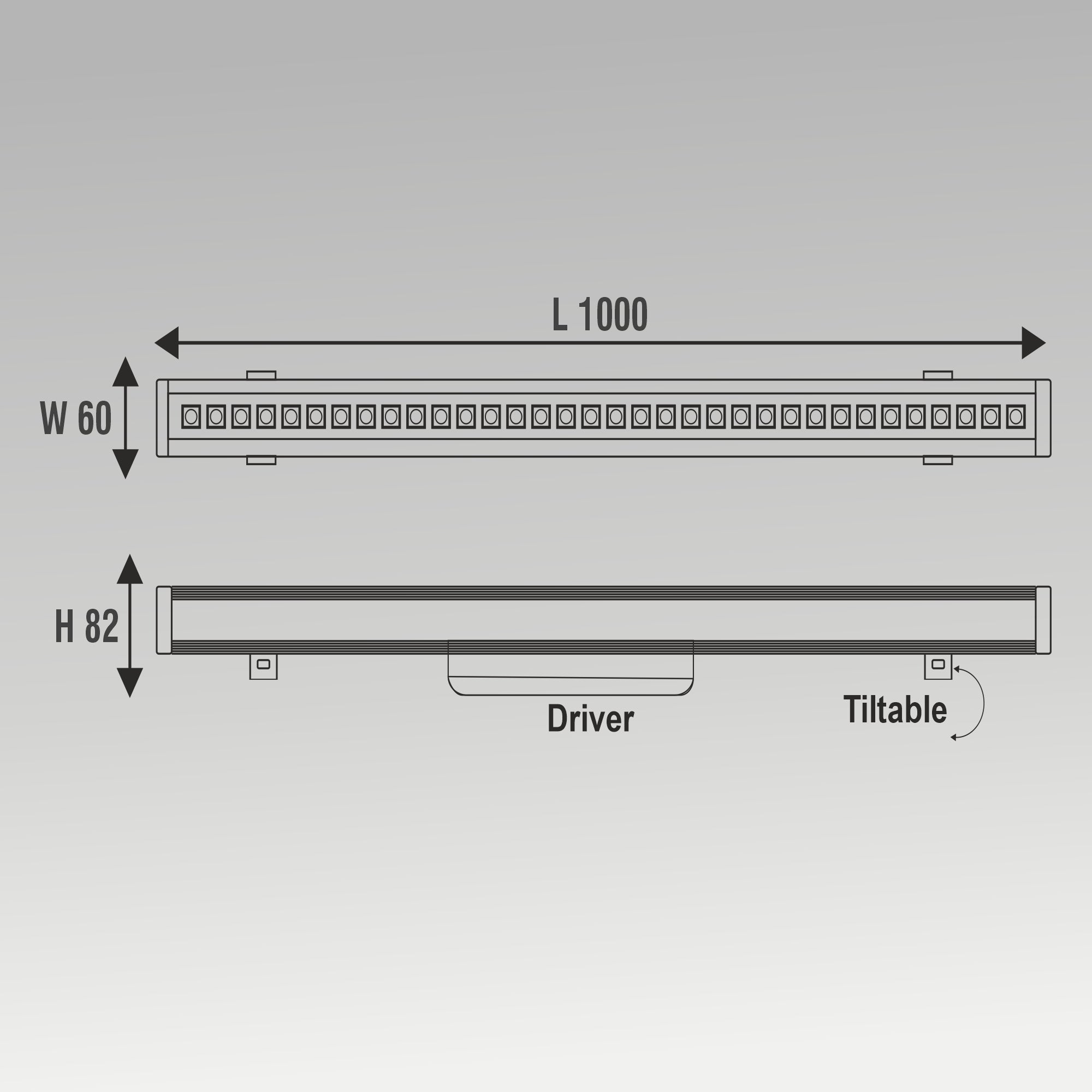 SMART ARCHITECTURAL LED WALL WASHER - REMOTE CONTROLLED