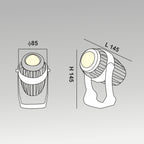 Architectural LED Spotlight – Compact & Durable (POFL 05)