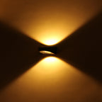 2x7w Double Side Outdoor Wall Light