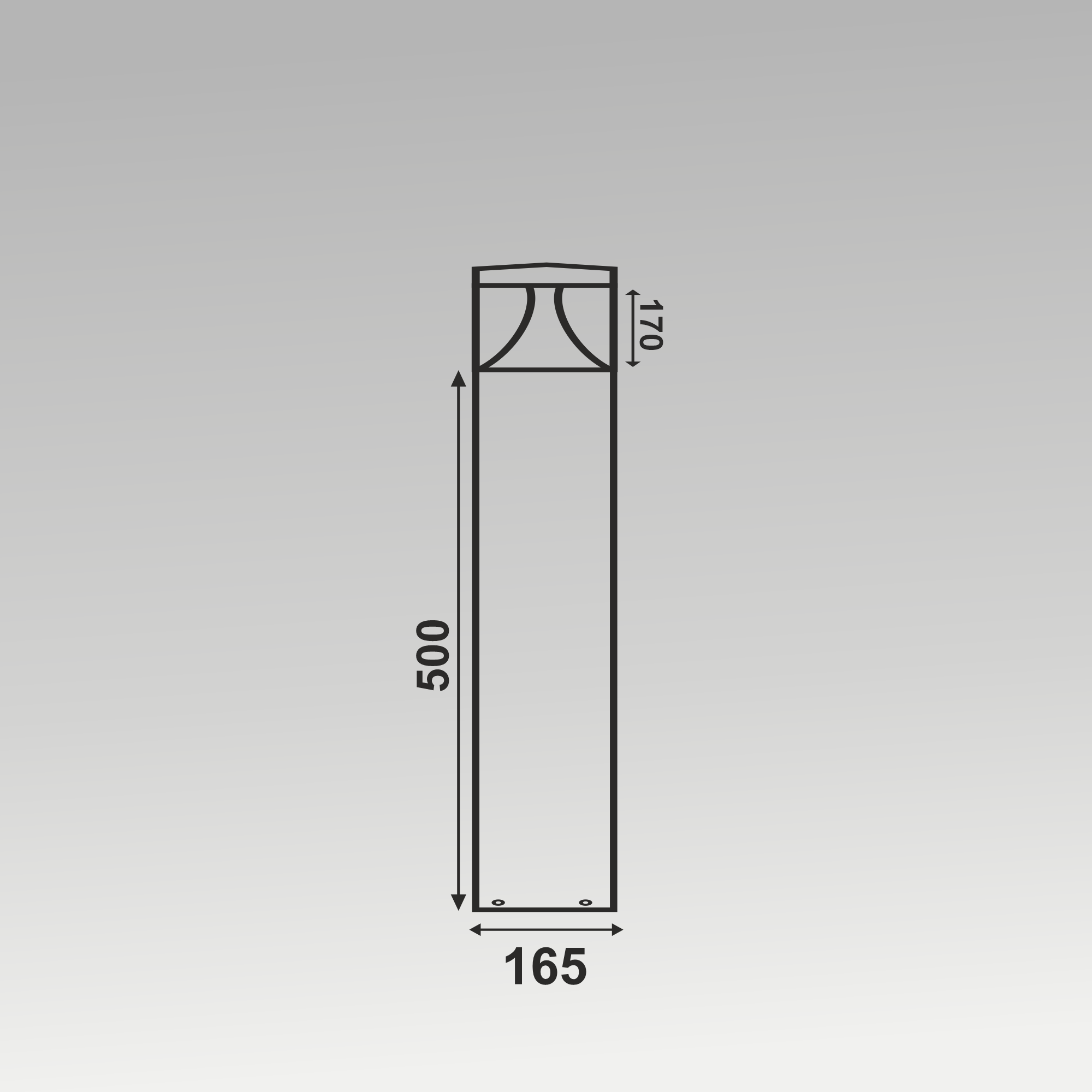 20W RADIANT BOLLARD LIGHT