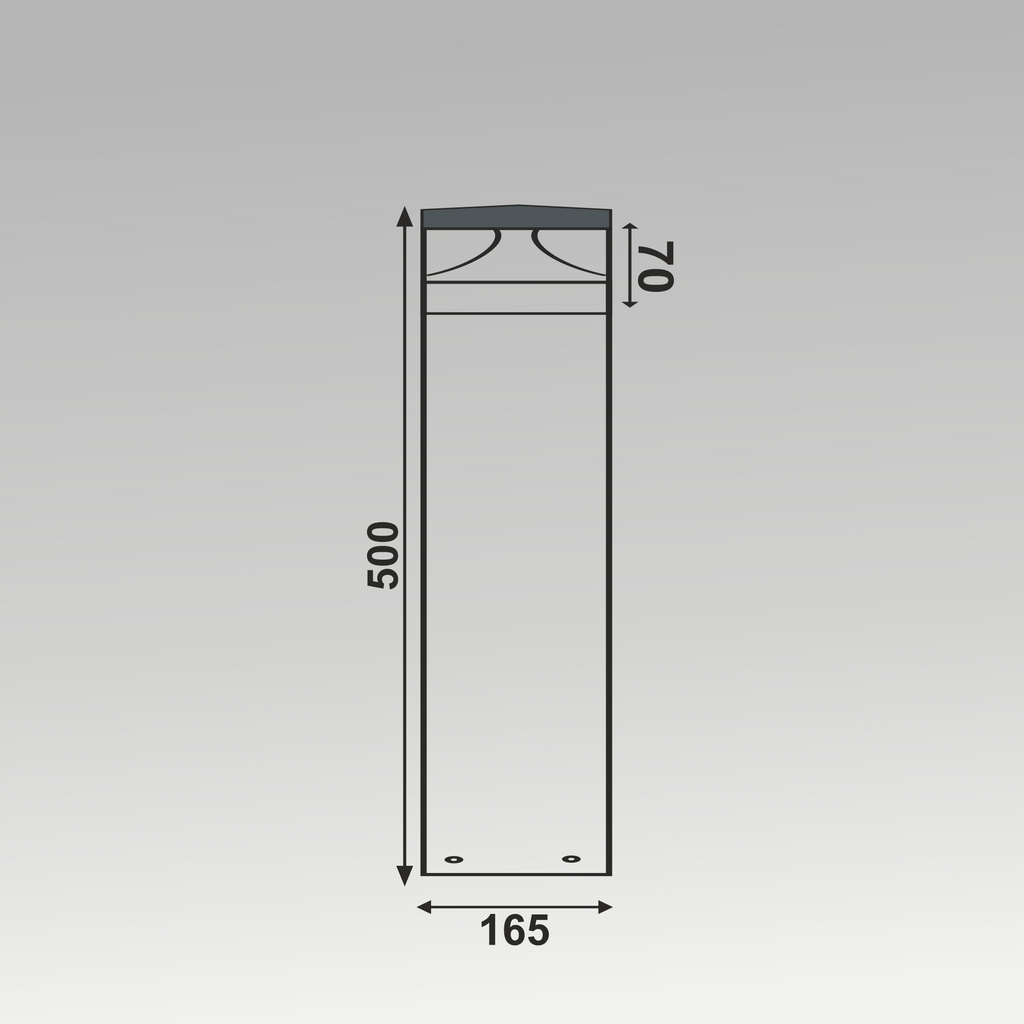 20W ROSS BOLLARD LIGHT